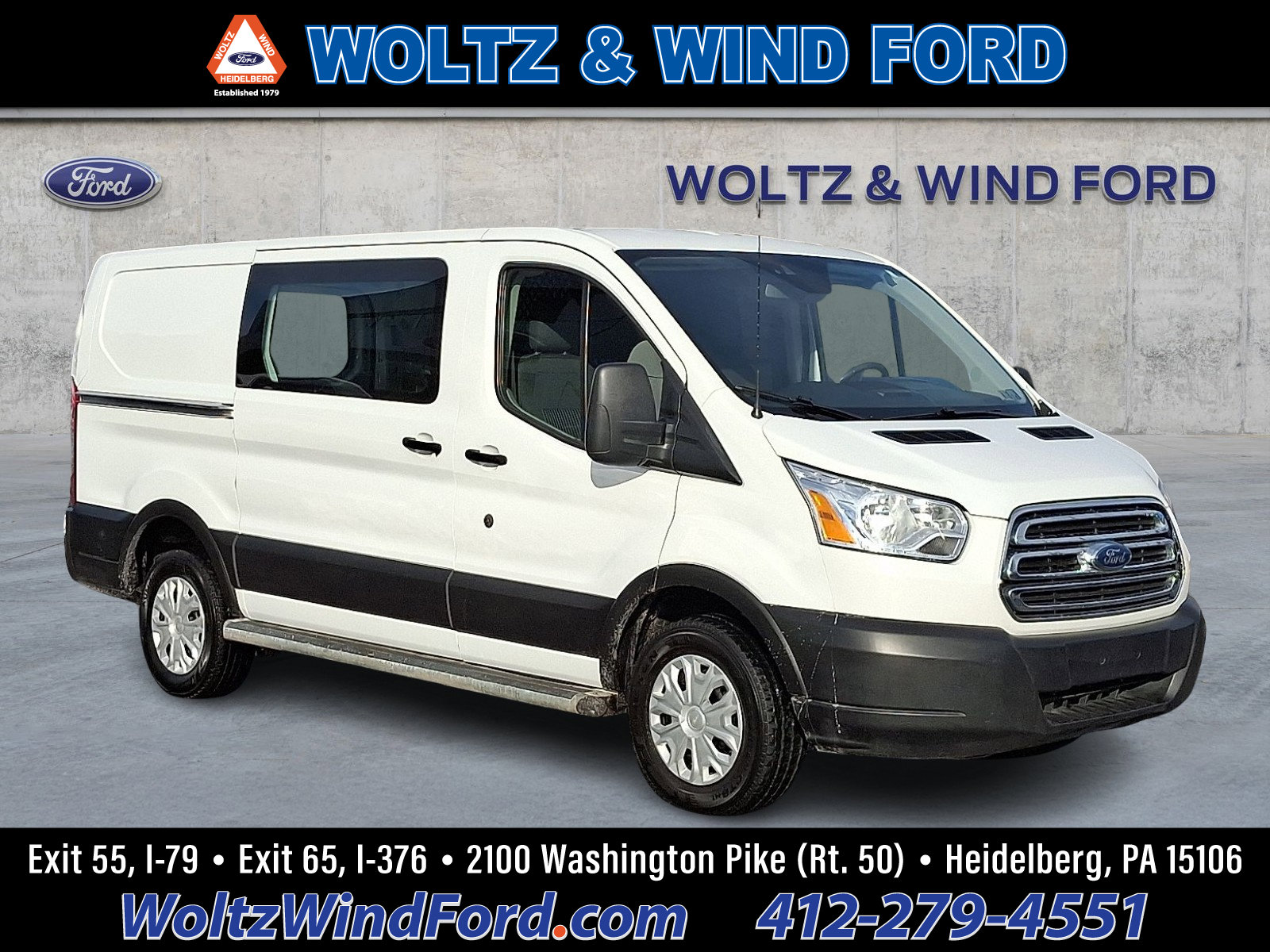 Certified 2019 Ford Transit 250 130 Low Roof w/ Exterior Upgrade Package
