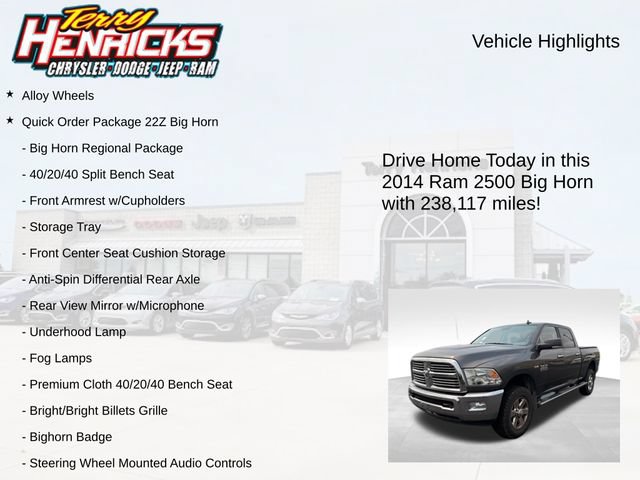 Used 2014 RAM 2500 Big Horn AWD/4WD image 4