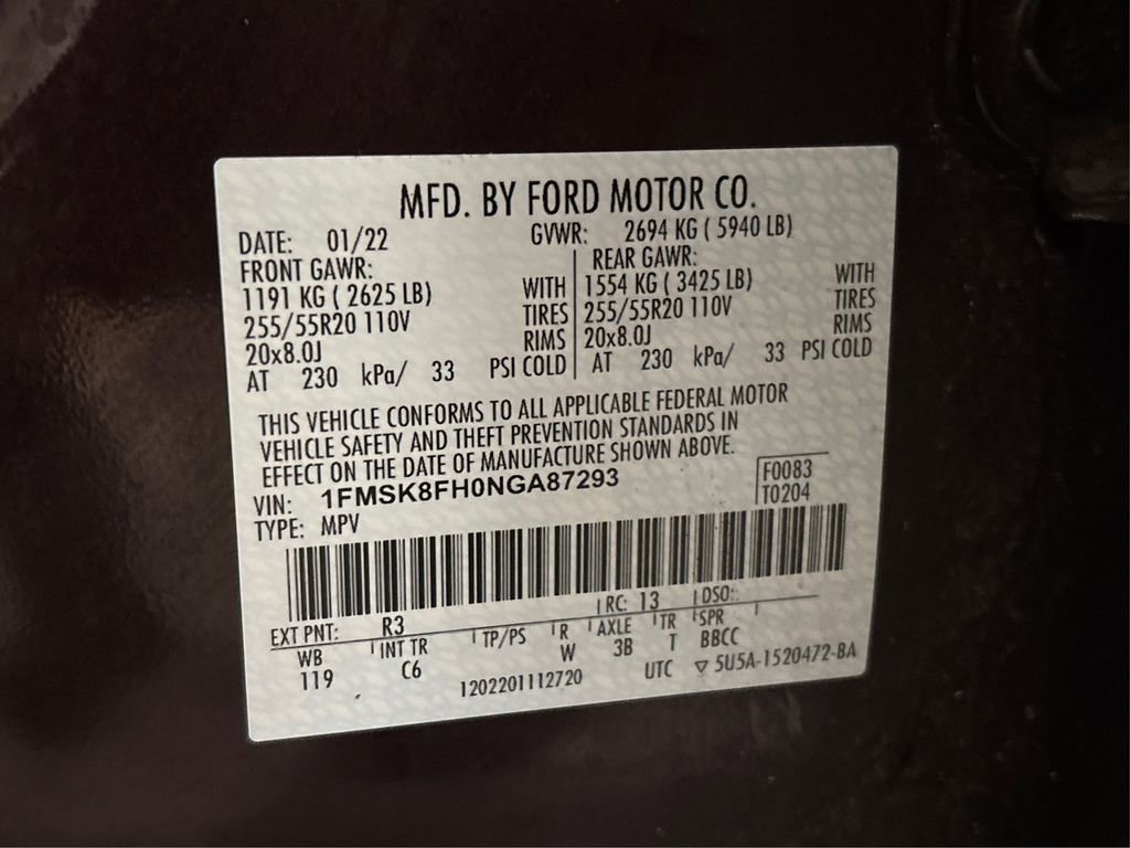 Used 2022 Ford Explorer Limited w/ Equipment Group 301A image 18