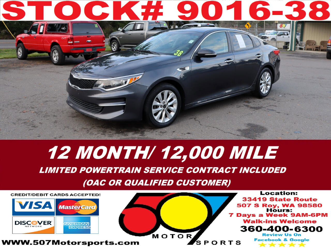 Used 2017 Kia Optima LX w/ Option Group 014 video 1