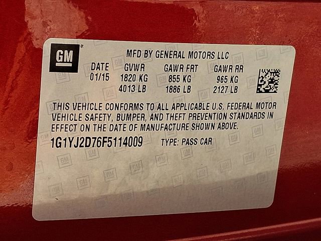 Used 2015 Chevrolet Corvette Stingray Coupe w/ 2LT Preferred Equipment Group image 29
