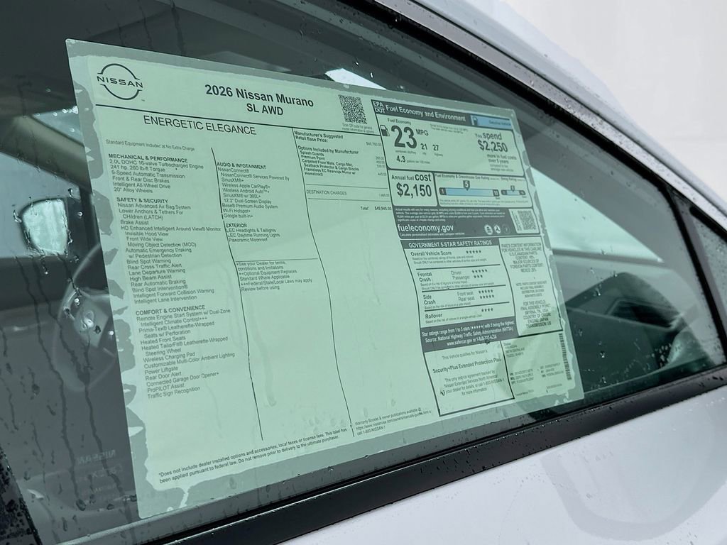 New 2026 Nissan Murano SL image 13