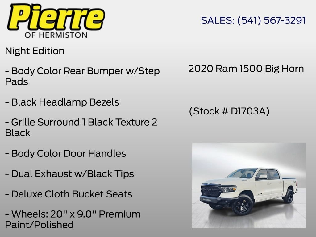 Used 2020 RAM 1500 Big Horn AWD/4WD image 36