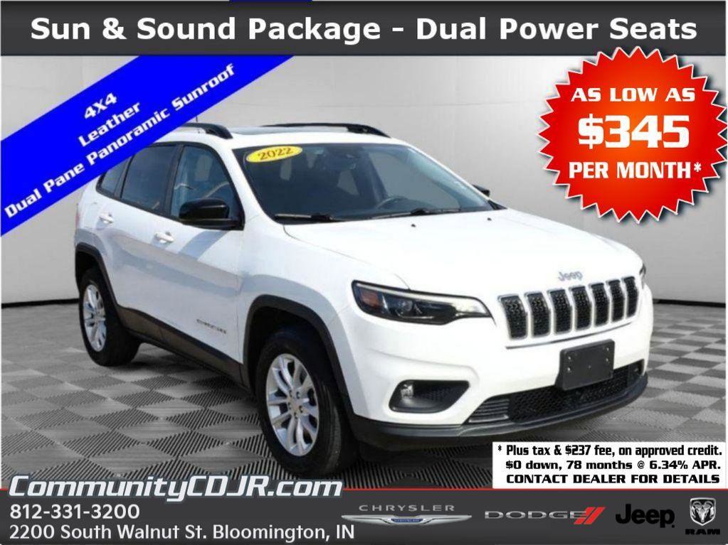 Used 2022 Jeep Cherokee Latitude Lux w/ Sun & Sound Group