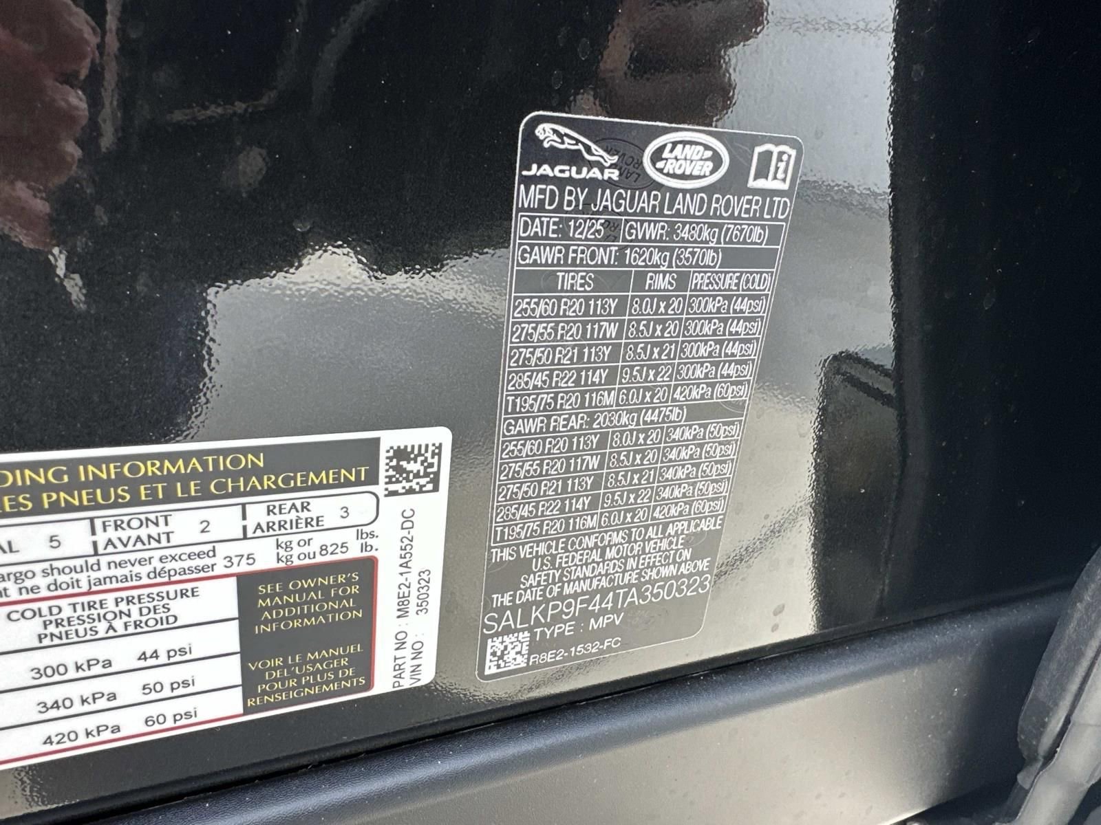 New 2026 Land Rover Range Rover SE image 22