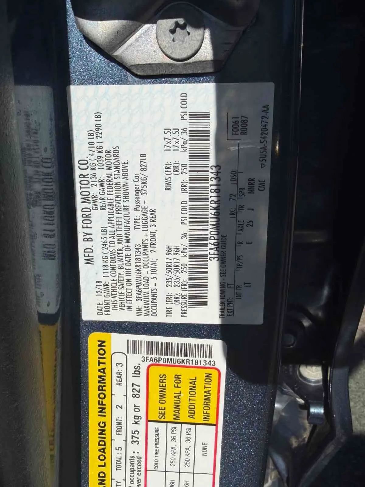 Used 2019 Ford Fusion SEL FWD image 19