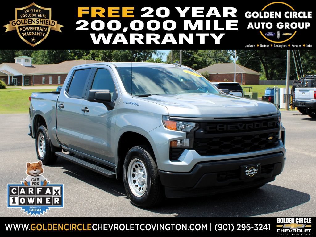 Used 2025 Chevrolet Silverado 1500 W/T w/ WT Value Package AWD/4WD 360° Tour