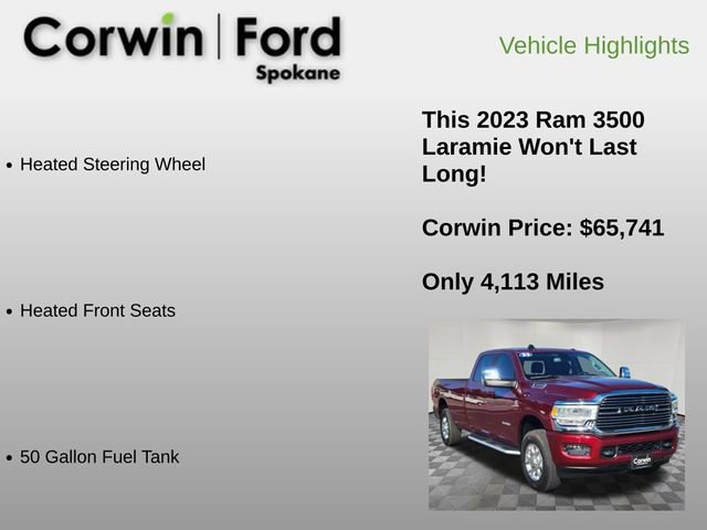 Used 2023 RAM 3500 Laramie AWD/4WD image 12
