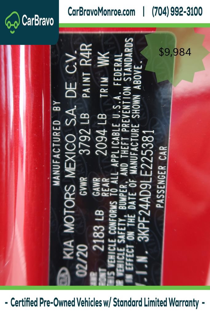 Used 2020 Kia Forte LXS FWD image 42