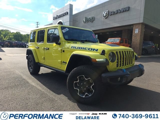 Used 2023 Jeep Wrangler Unlimited Rubicon 4xe w/ Cold Weather Group AWD/4WD image 1
