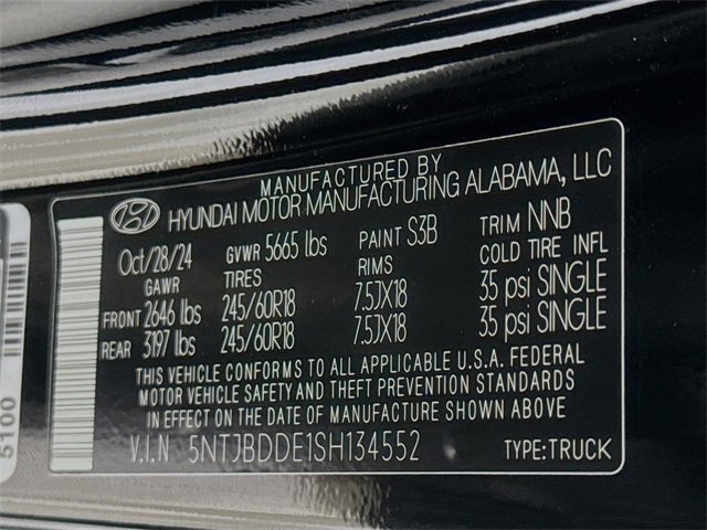 Certified 2025 Hyundai Santa Cruz SEL image 25