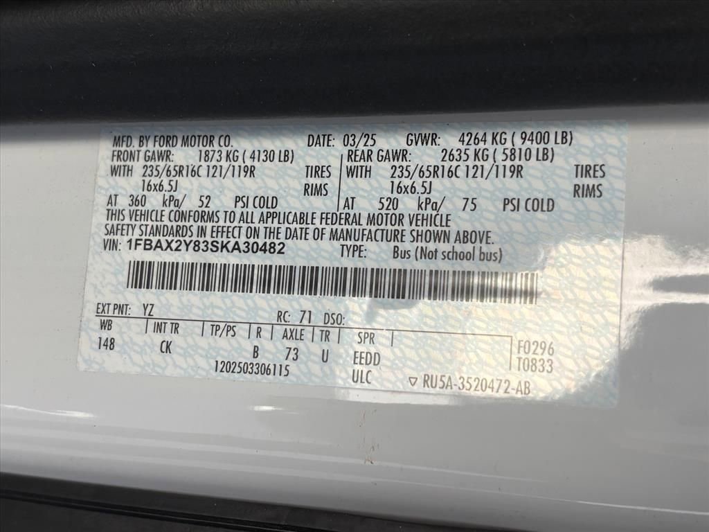 Used 2025 Ford Transit 350 XLT RWD image 30