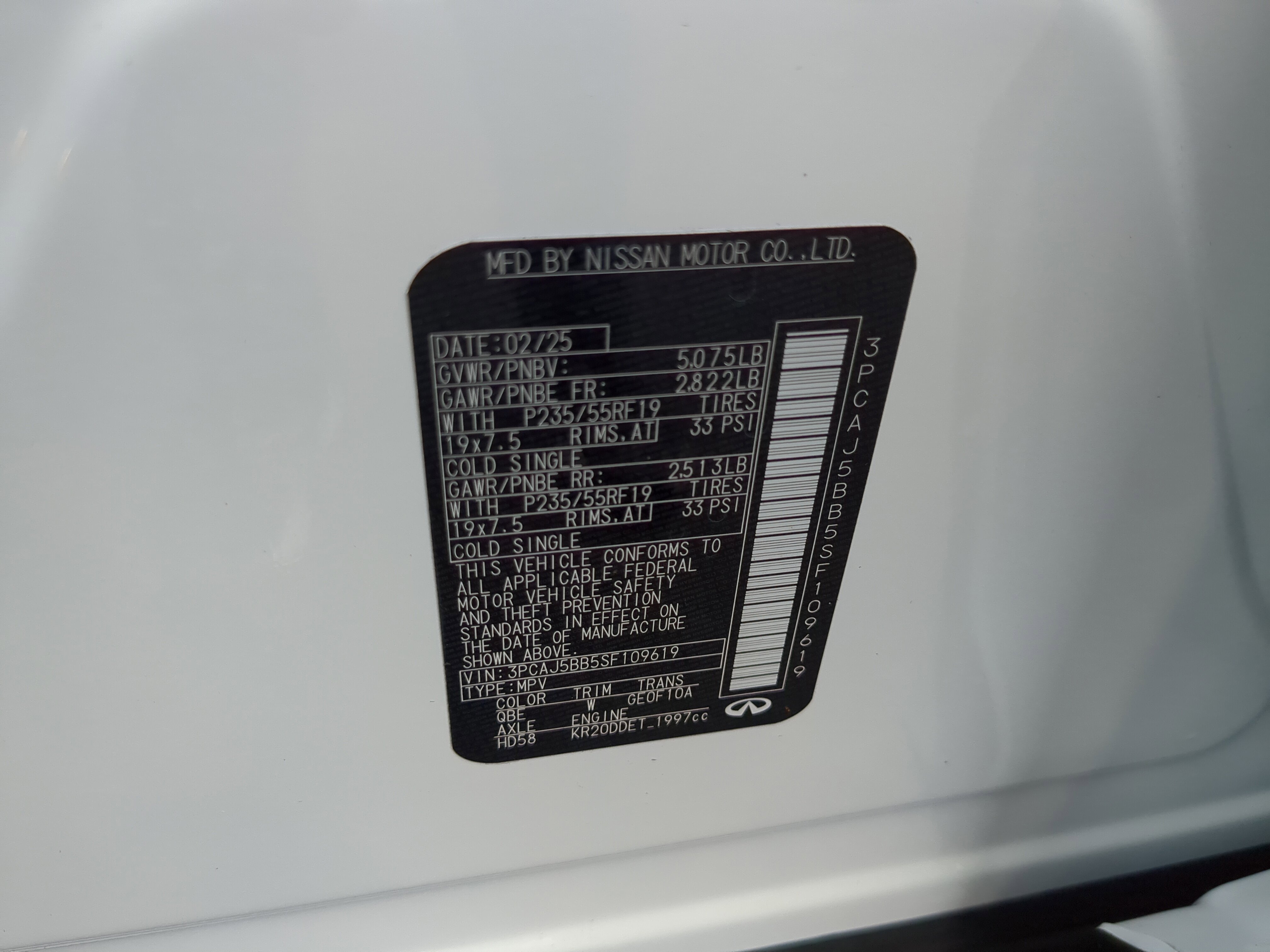 New 2025 INFINITI QX50 Luxe image 33