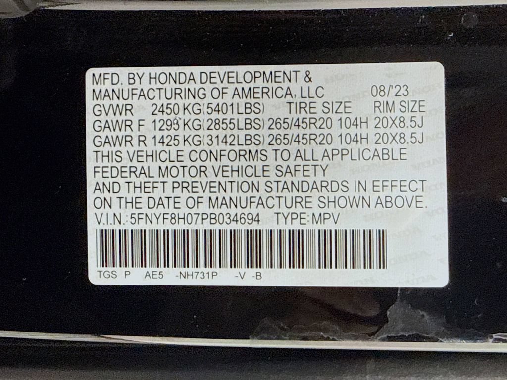 Certified 2023 Honda Passport Elite image 45