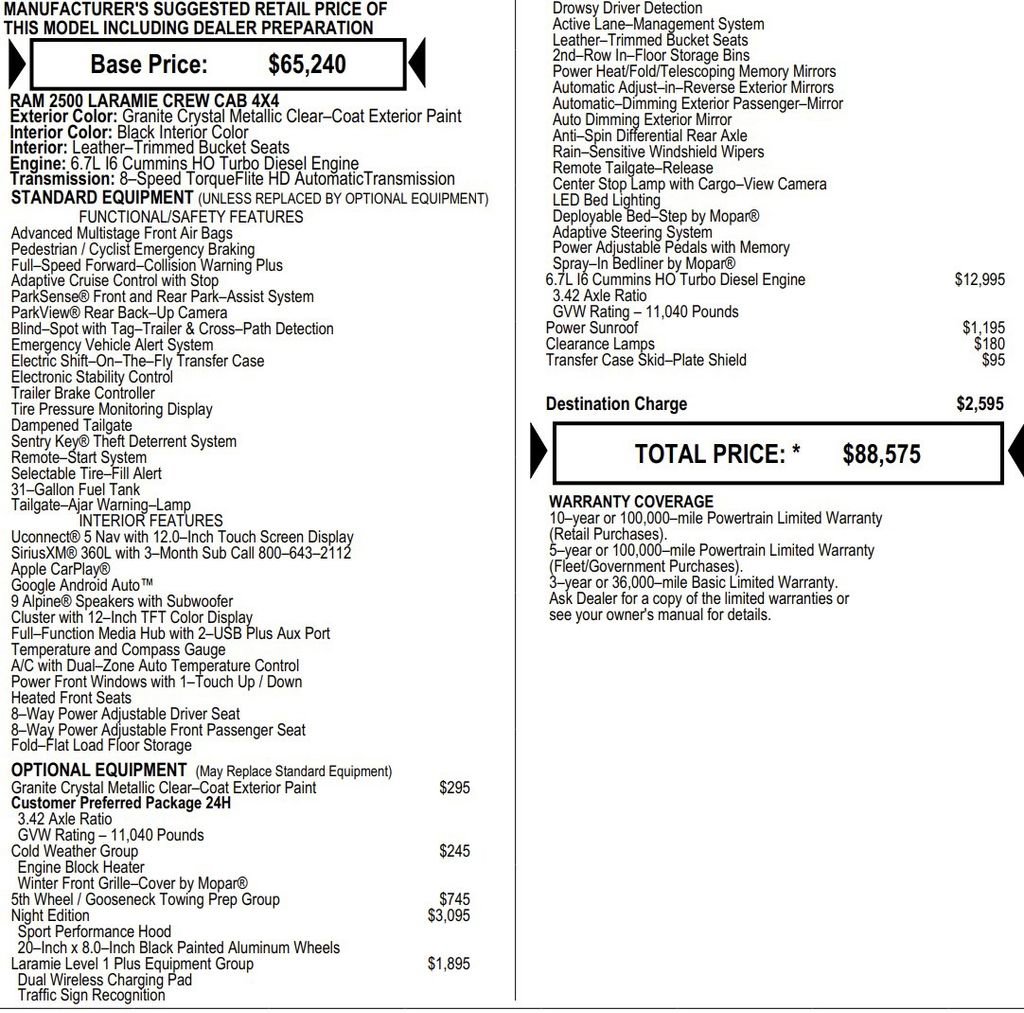 New 2026 RAM 2500 Laramie w/ Night Edition image 2