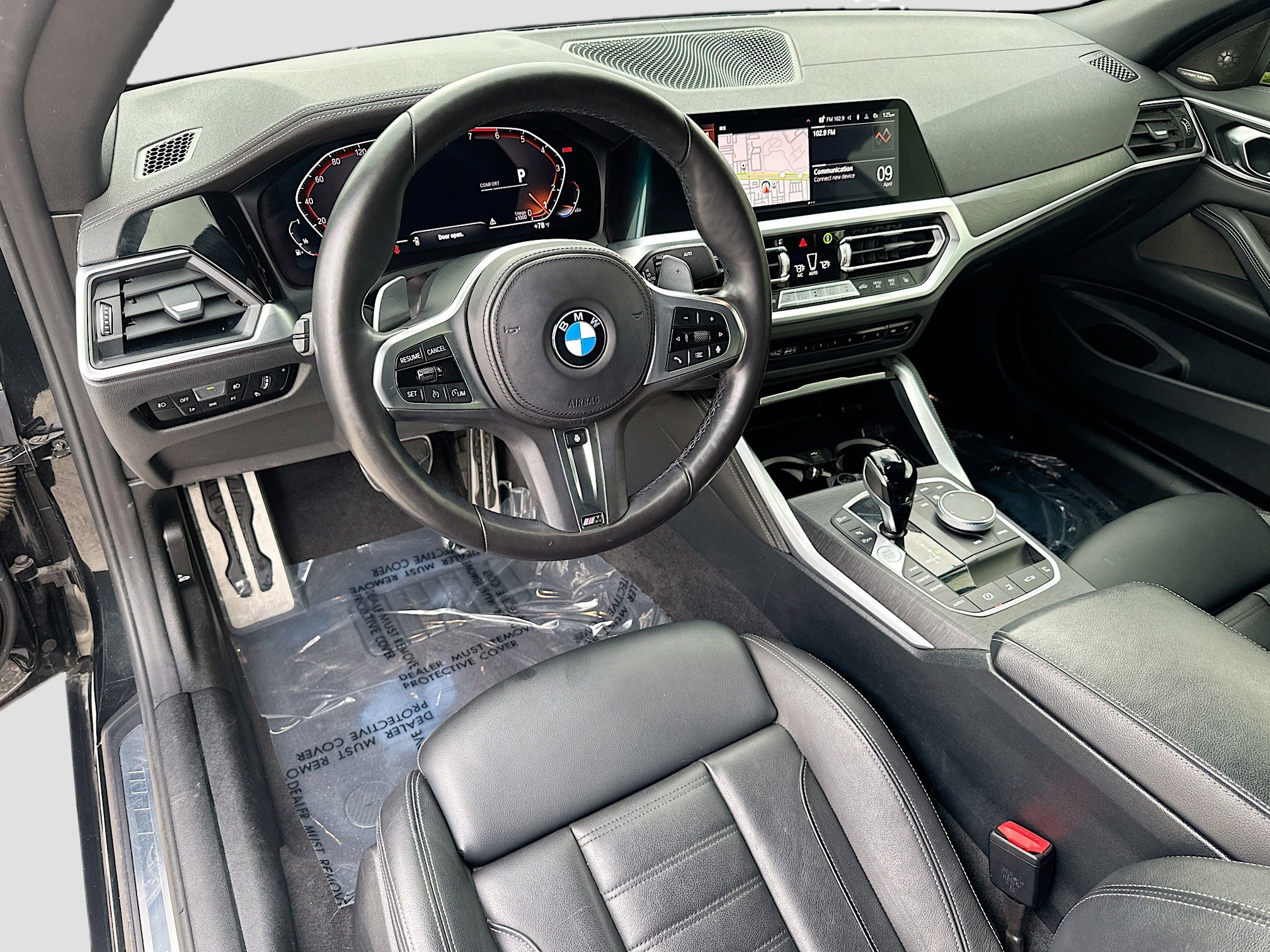 Used 2023 BMW 430i Convertible w/ M Sport Package RWD image 9