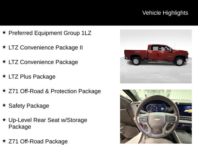 Certified 2024 Chevrolet Silverado 2500 LTZ w/ LTZ Plus Package AWD/4WD image 16