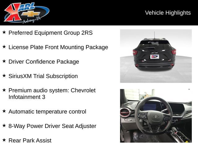 Certified 2025 Chevrolet Trax RS w/ Driver Confidence Package video 2