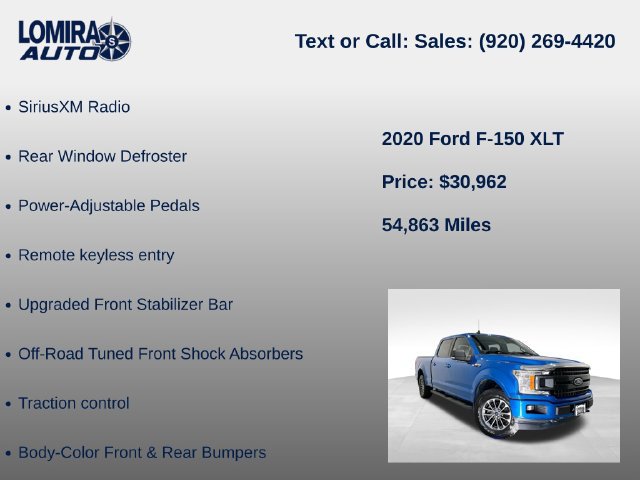 Used 2020 Ford F150 XLT w/ Equipment Group 302A Luxury AWD/4WD image 39