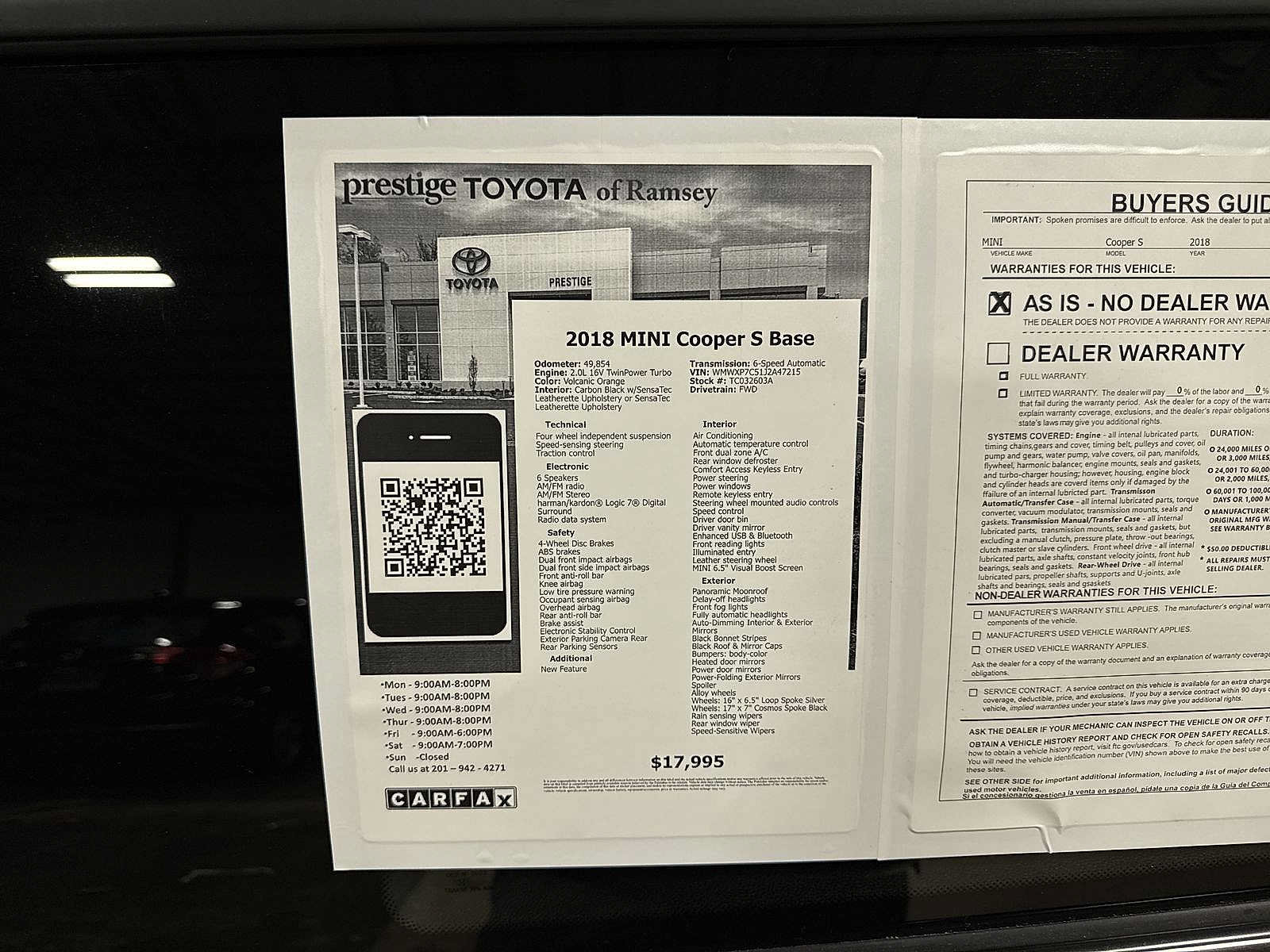 Used 2018 MINI Cooper S FWD image 13
