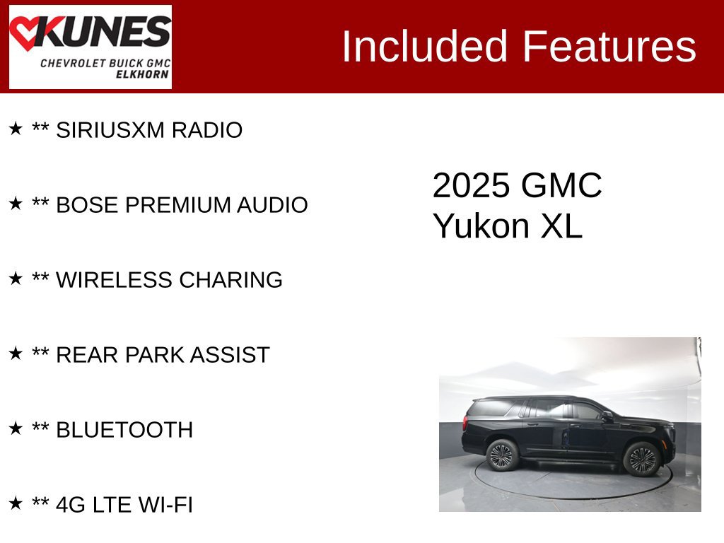 Used 2025 GMC Yukon XL Elevation AWD/4WD image 3
