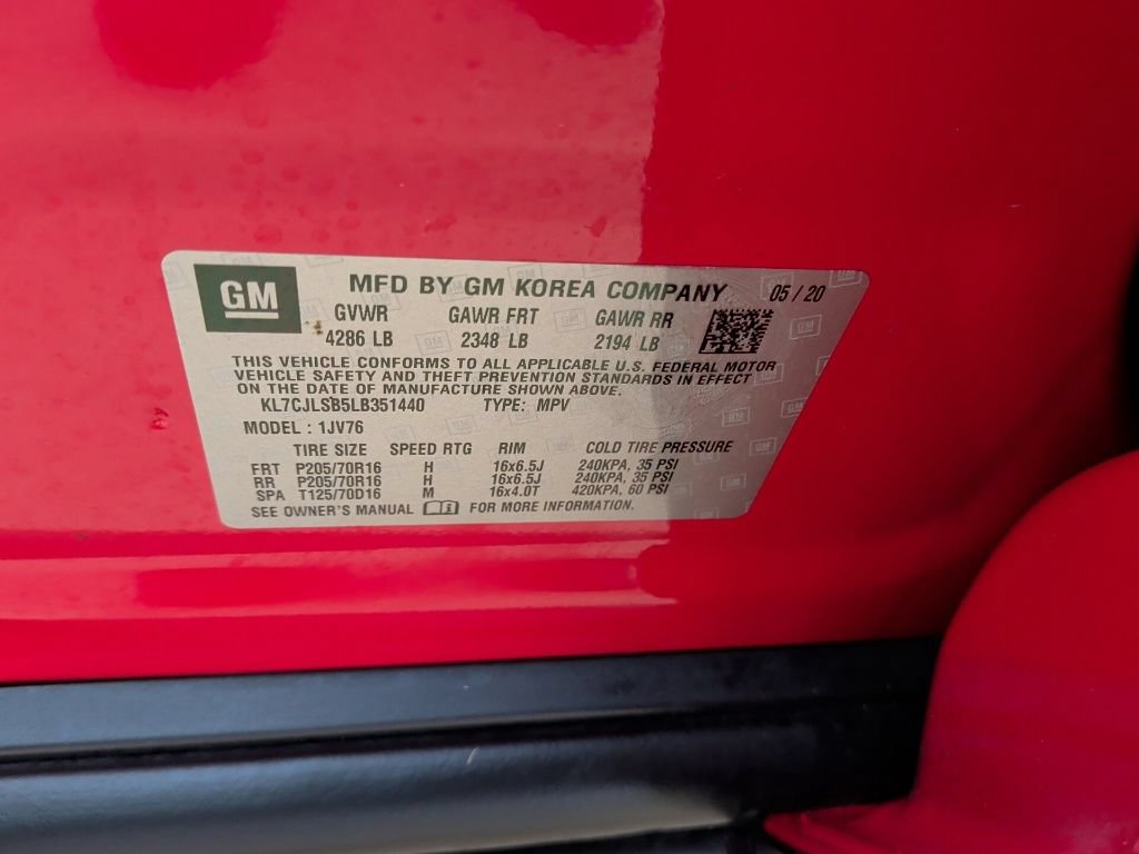 Used 2020 Chevrolet Trax LT FWD image 37