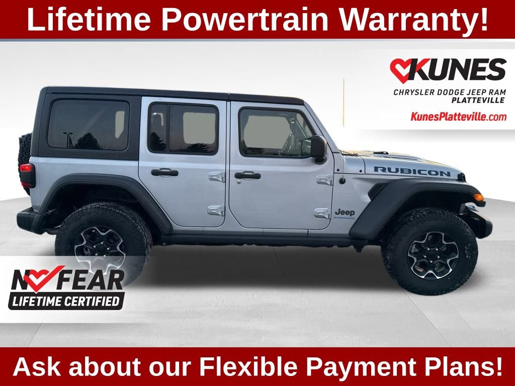 Used 2023 Jeep Wrangler Unlimited Rubicon 4xe w/ Cold Weather Group image 3
