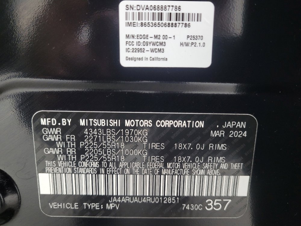 Used 2024 Mitsubishi Outlander Sport ES AWD/4WD image 33