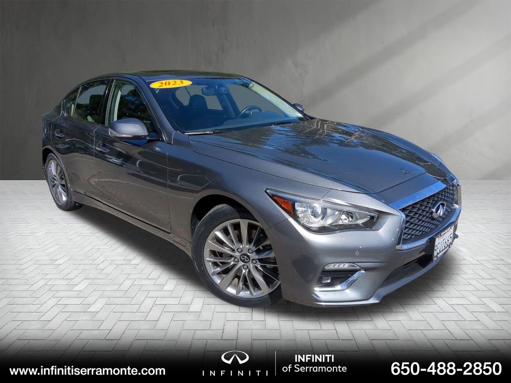 Used 2023 INFINITI Q50 Luxe w/ Cargo Package image 1
