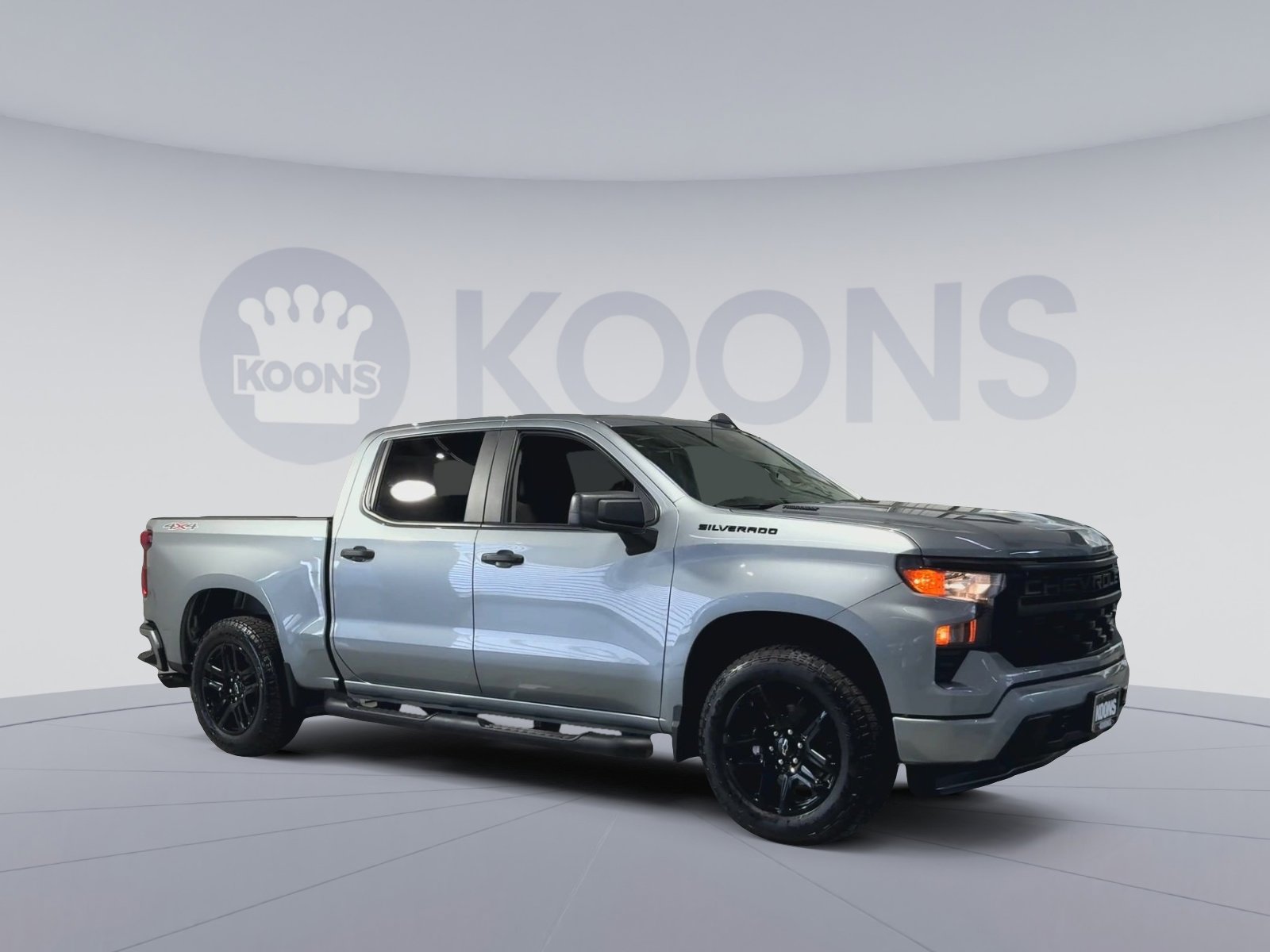 New 2026 Chevrolet Silverado 1500 Custom w/ Turbomax Blackout Package AWD/4WD image 2