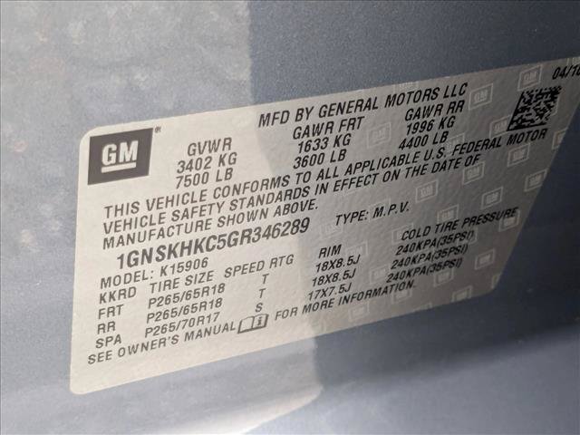 Used 2016 Chevrolet Suburban LT w/ Max Trailering Package AWD/4WD image 20