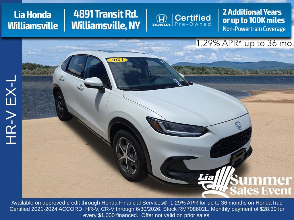 Used 2024 Honda HR-V EX-L image 1