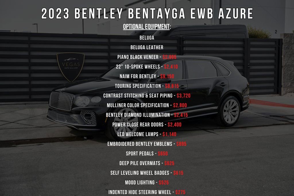 Used 2023 Bentley Bentayga Extended Wheelbase AWD/4WD image 5