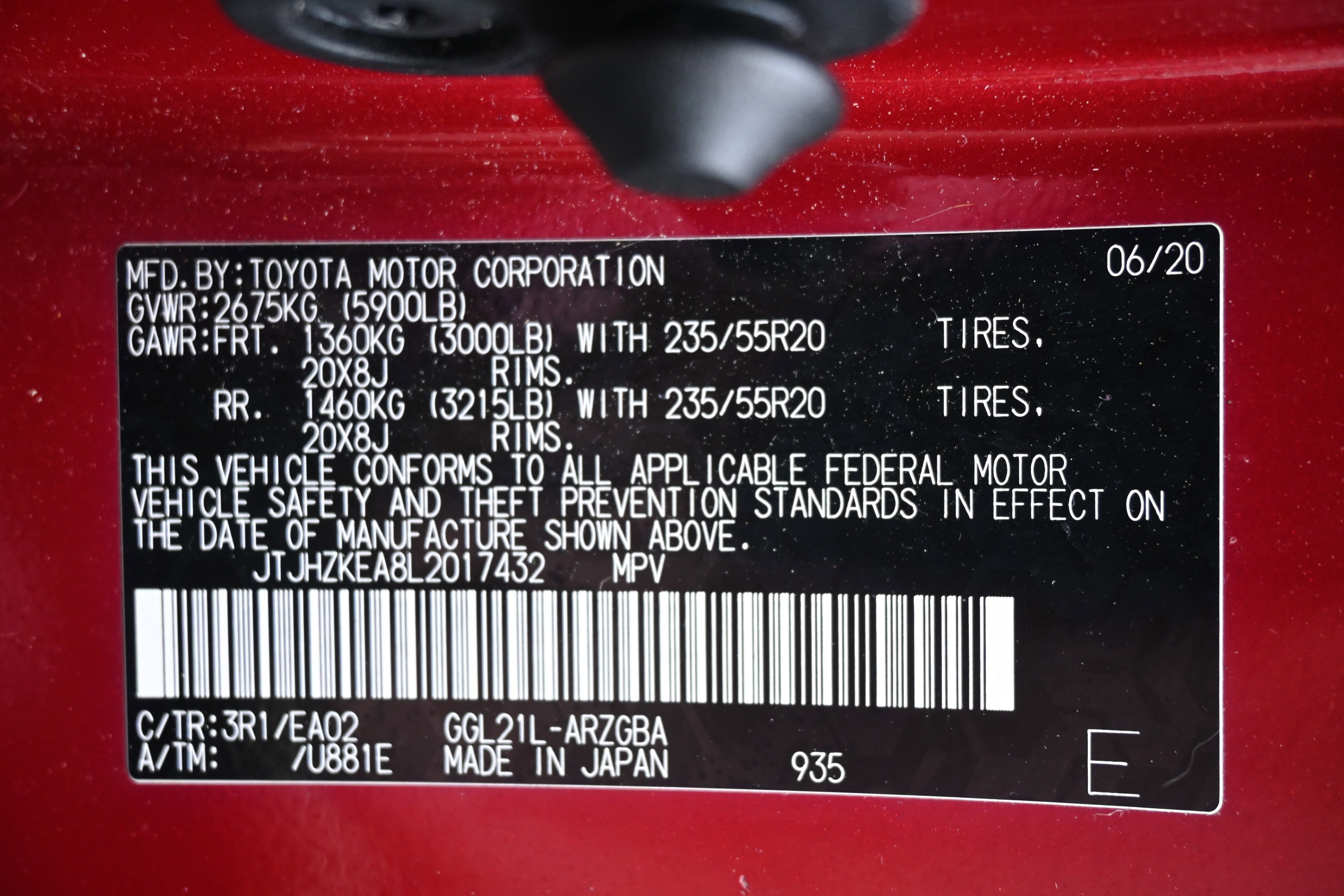 Used 2020 Lexus RX 350L FWD w/ Premium Package image 38