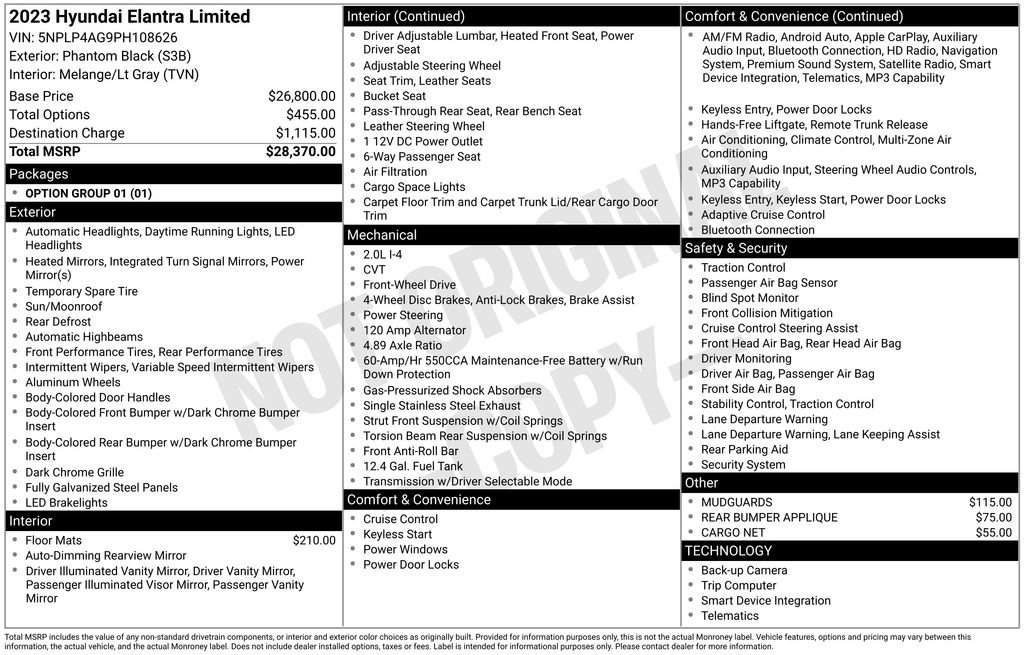 Used 2023 Hyundai Elantra Limited FWD image 33