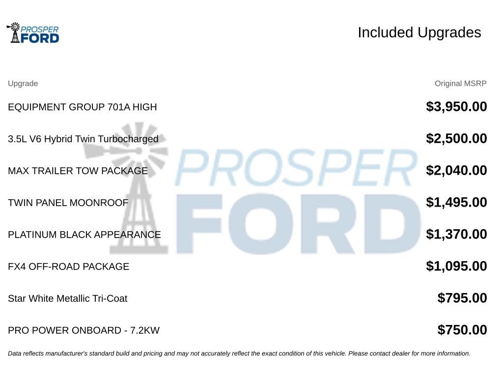 Used 2023 Ford F150 Platinum w/ Equipment Group 701A High AWD/4WD image 3