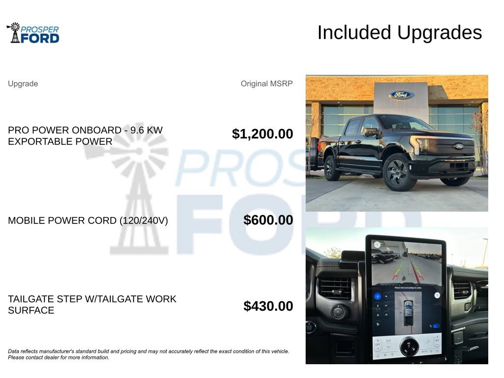 New 2025 Ford F150 Lightning Flash image 43