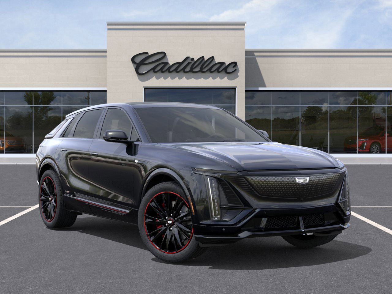 New 2026 Cadillac Lyriq V w/ LPO, Red Accent Package AWD/4WD image 7