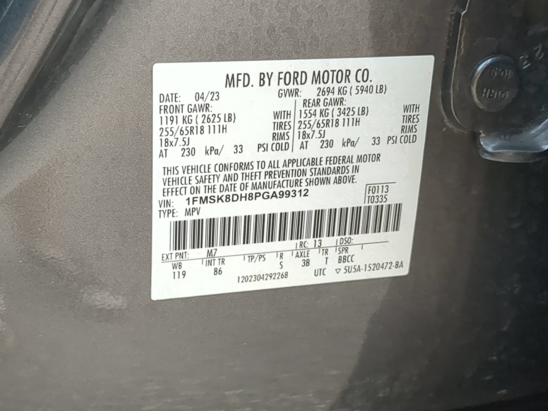 Certified 2023 Ford Explorer XLT AWD/4WD image 73