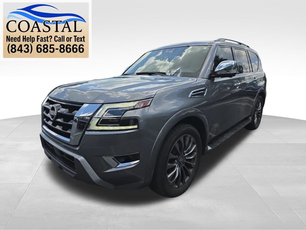Used 2023 Nissan Armada Platinum w/ Captain's Chairs Package