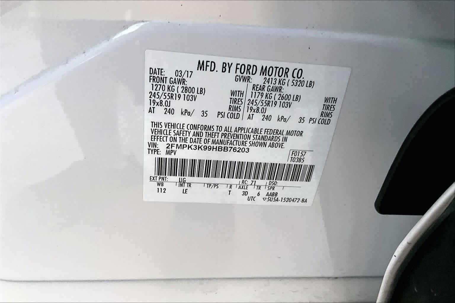 Used 2017 Ford Edge Titanium w/ Technology Package FWD image 66