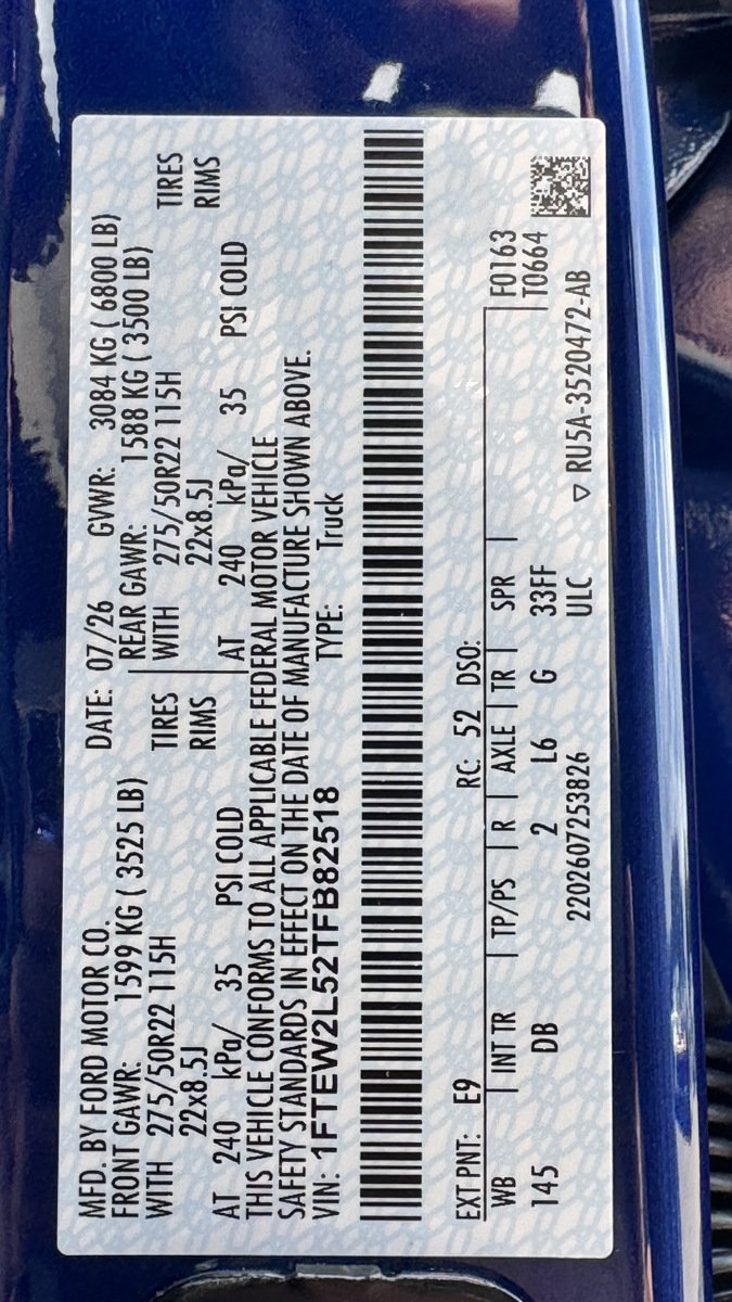 New 2026 Ford F150 STX w/ F-150 LOBO Package AWD/4WD image 5