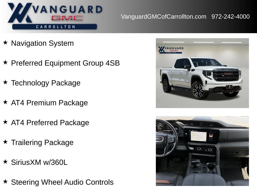 Used 2024 GMC Sierra 1500 AT4 w/ Technology Package AWD/4WD image 6