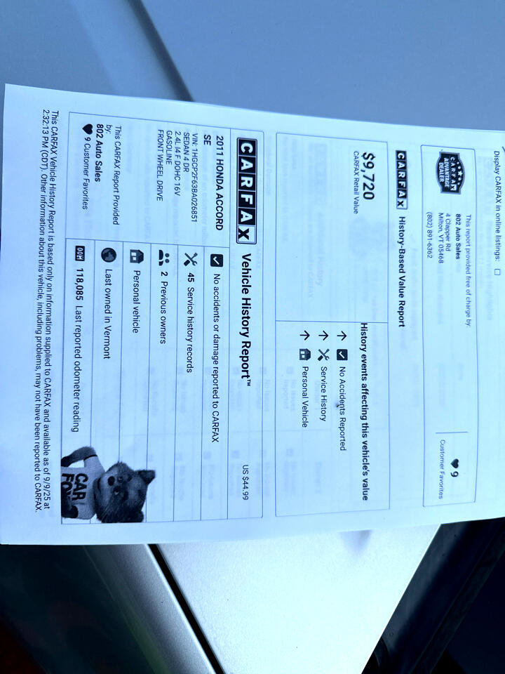 Used 2011 Honda Accord SE image 21