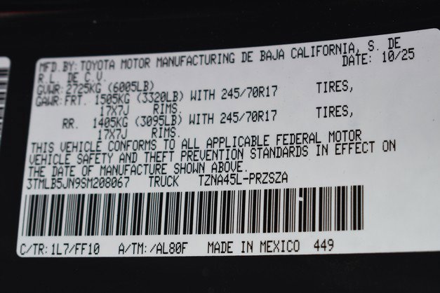 New 2025 Toyota Tacoma SR5 image 15