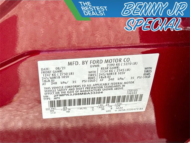 Used 2021 Ford Edge SEL w/ Convenience Package image 29