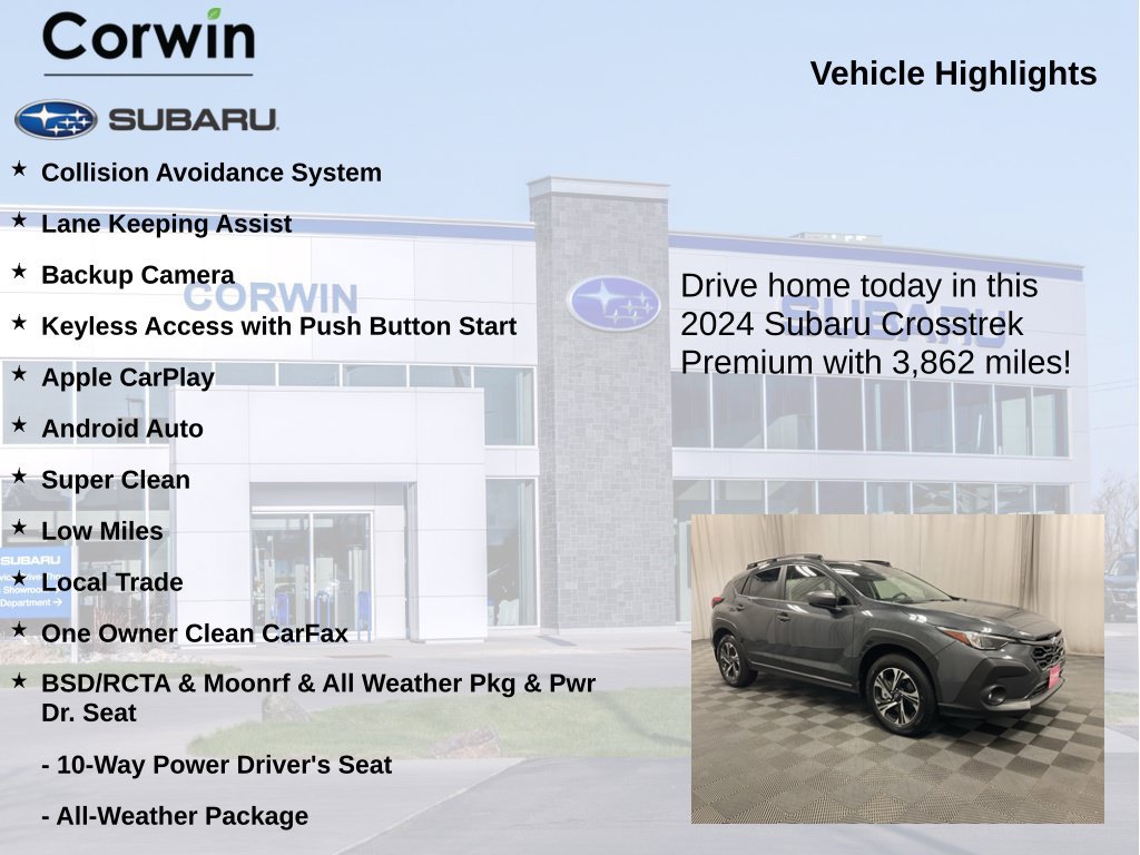 Used 2024 Subaru Crosstrek 2.0i Premium AWD/4WD image 6