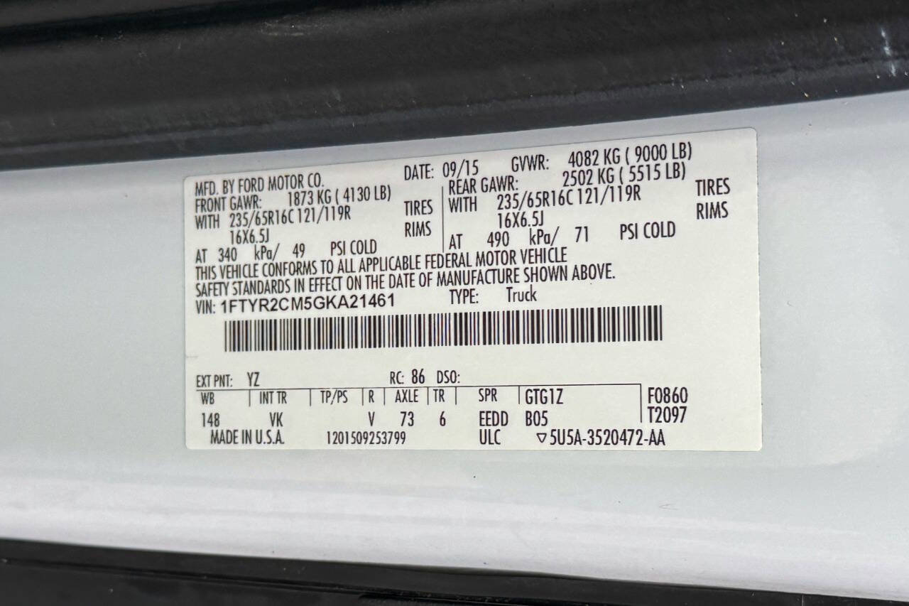 Used 2016 Ford Transit 250 148 Medium Roof image 29