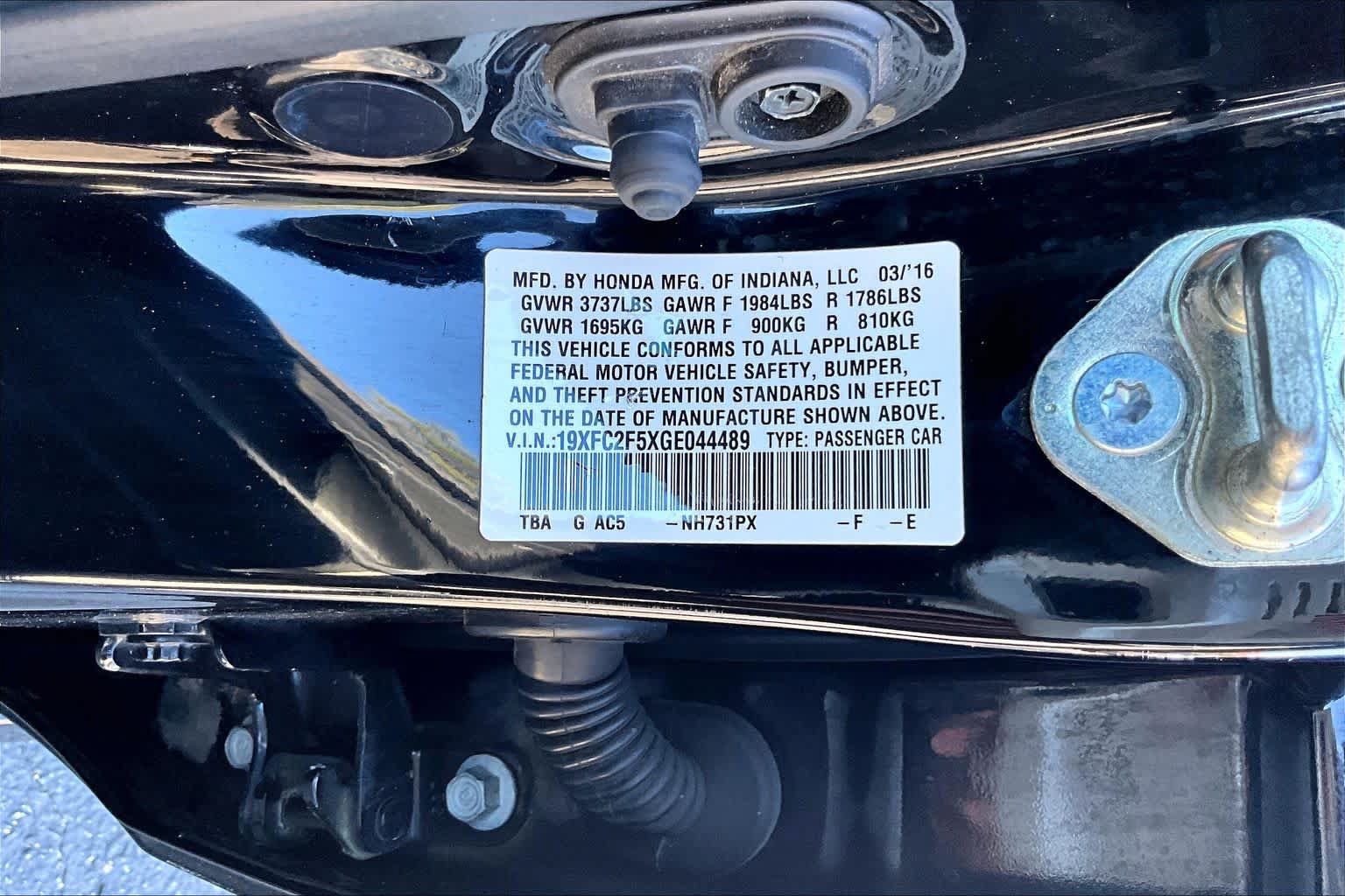 Used 2016 Honda Civic LX image 34