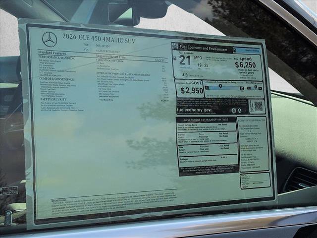 New 2026 Mercedes-Benz GLE 450 4MATIC image 18